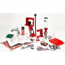 Hornady Lock-N-Load Deluxe Classic Reloading Kit containing Lock-N-Load Classic Single Stage Press, Lock-N-Load Powder Measure, Digital Scale, Hornady Handbook of Cartridge Reloading, Primer Catcher, Positive Priming System, Handheld Priming Tool,