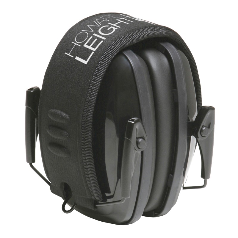 Howard Leight Leightning LOF Earmuff, Black, NRR 23, Folding R-01523