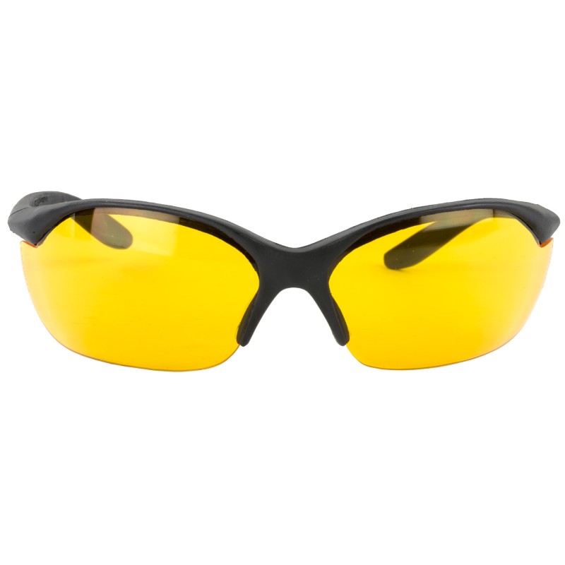 Howard Leight Vapor II Glasses, Black Frame, Orange Lens R-01537