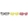 Howard Leight XC Glasses, Black Frame, 3 Lenses R-01637