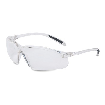 Howard Leight A750 Glasses, Black Frame, Anti-Scratch, Clear R-02233
