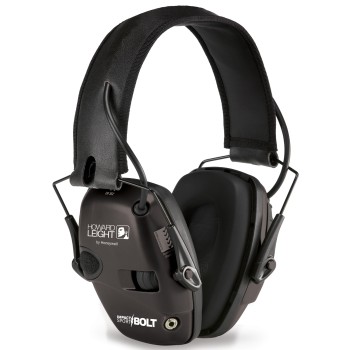 Howard Leight Impact Sport Bolt, Electronic Earmuff, Folding, Black R-02525
