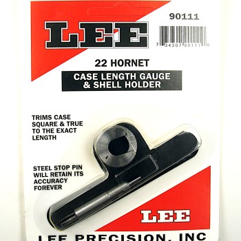 Lee Precision Case Length Gauge & Shell Holder .22 Hornet