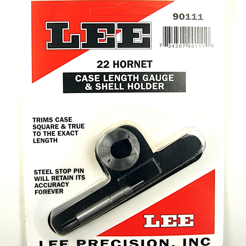 Lee Precision Case Length Gauge & Shell Holder .22 Hornet