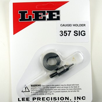 Lee Precision Case Length Gauge & Shell Holder .357 SIG