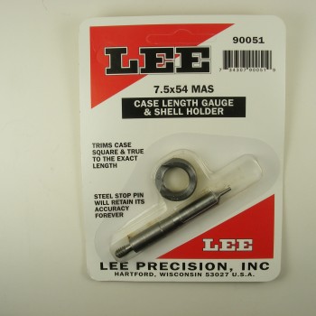 Lee Precision Case Length Gauge & Shell Holder 7.5x54mm MAS
