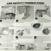Lee Precision Instructions Safety Primer Feed prior to 2012