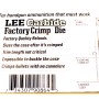 Lee Precision Carbide Factory Crimp Instructions .45 ACP