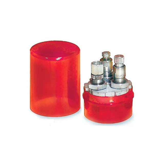 Lee Precision Die Box Round Red 