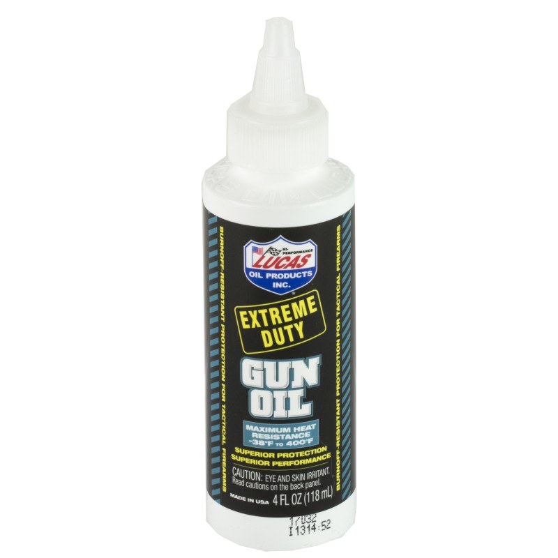 Lucas Oil Extreme Duty Gun Oil Liquid 4oz 12/Pack