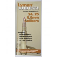 Lyman Load Data Book 24, 25, 6.5mm Calibers