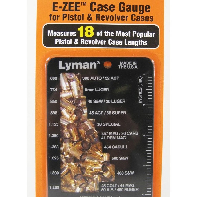 Lyman E-Zee Case Gauge Pistol & Revolver