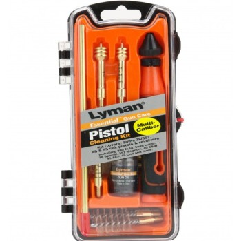 Lyman Essential Pistol Cleaning Kit 38cal 9mm 40cal 45 ACP