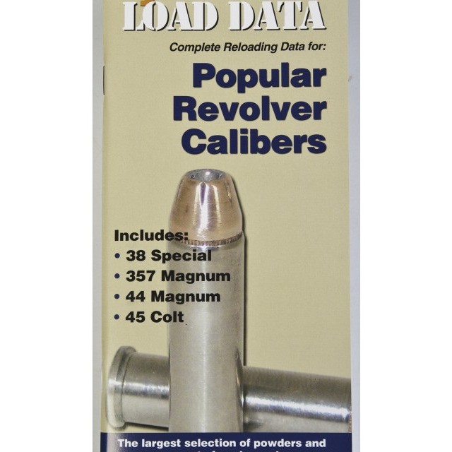 Lyman Load Data Book Popular Revolver Calibers