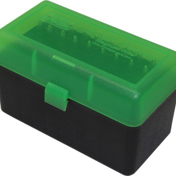 MTM Case-Gard Flip-Top Ammo Box 25-06 Remington, 270 Winchester, 30-06 Springfield, 410 Bore 50 Round