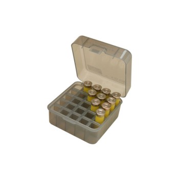 MTM Shotshell Box 12/20 Gauge 2-3/4" and 3" 25-Round Smoke