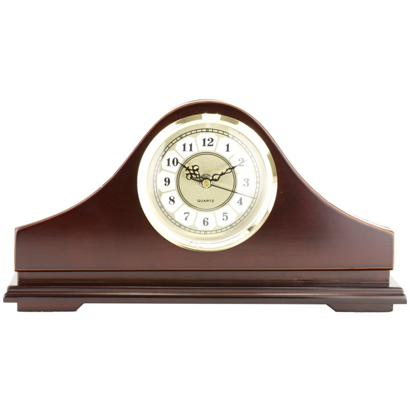 PS Products, Concealment Mantle Clock, Fits Medium to Large Handguns, Mahogany Wood MGC