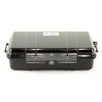 Pelican 1060 Case, Black Case With Black Lid, Hard Case, Interior Measures 8.25