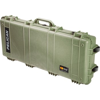 Pelican 1700 Protector Long Case, OD Green, Hard Case, Interior 35.75