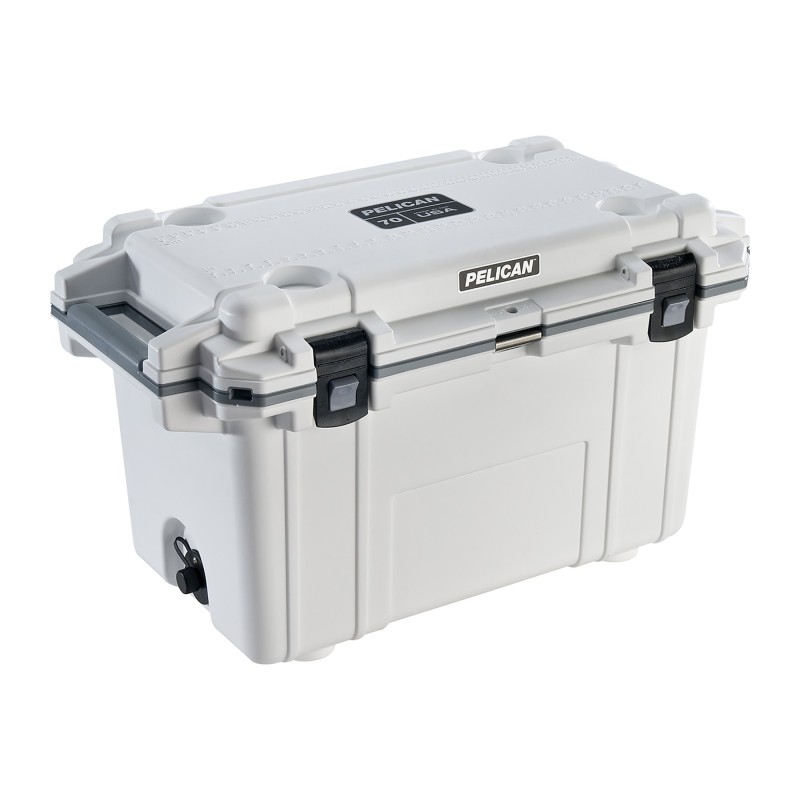 Pelican, Elite Cooler, Cooler, White/Gray, Hard 70Q-1-WHTGRY