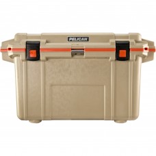 Pelican Elite Cooler, Cooler, Tan/Orange 70Q-2-TANORG