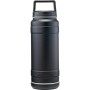 Pelican 18/8 Pro Grade Stainless Steel, 32oz., Food & Drink Storage, Black Finish, Leak-Proof Carry Handle Lid TRAV-BO32-BLK