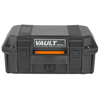 Pelican V100, Vault Small Pistol Case, With Foam, Black, 12.28