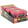 Plano Ammunition Box, Holds 50 Rounds of 9mm/.380 Handgun Rounds, Charcoal/Rose , 6 Pack 122450