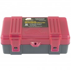 Plano Ammunition Box, Holds 50 Rounds of .41 Mag/.44 Mag/.45 LC Handgun Rounds, Charcoal/Rose , 6 Pack 122650
