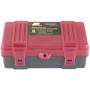 Plano Ammunition Box, Holds 50 Rounds of .41 Mag/.44 Mag/.45 LC Handgun Rounds, Charcoal/Rose , 6 Pack 122650