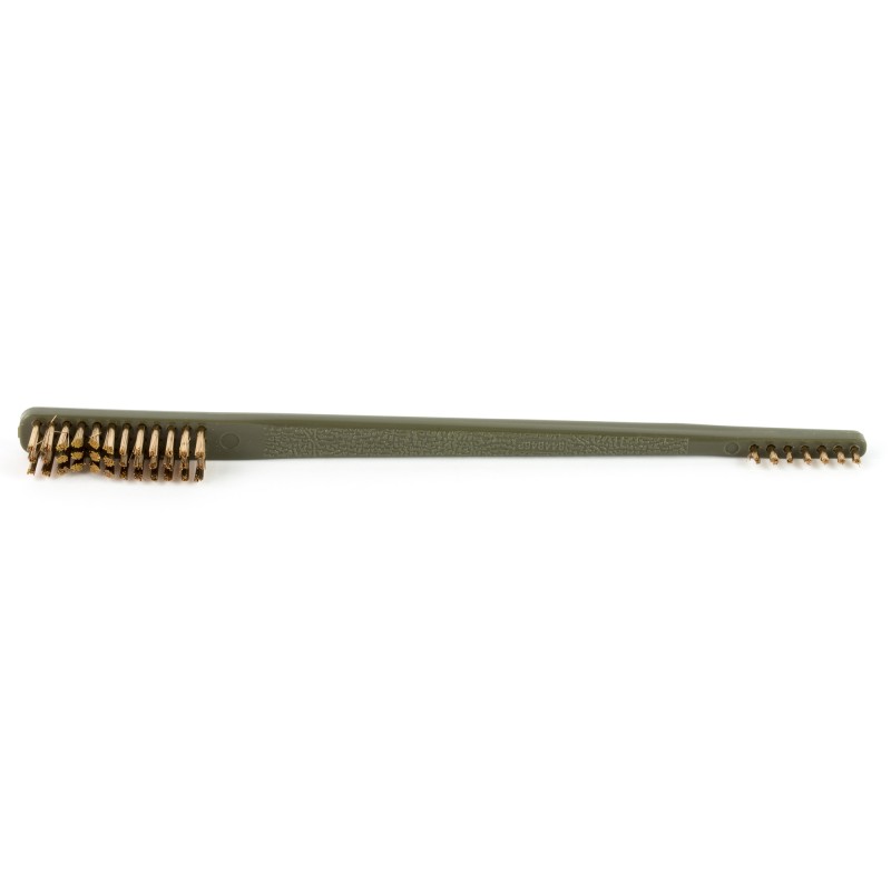 Pro-Shot Products Gun Brush, Bronze Bristles, Double Ended, Clam Pack BZDE