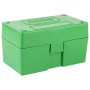 RCBS Medium Rifle Ammo Box, For 22 Savage, 22-250, 243 Win, 6MM, Green 86902