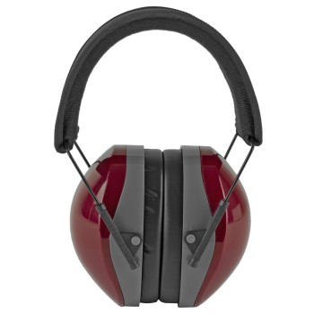 Radians Folding Terminator Earmuff, Red , NRR 29 TR0360CS