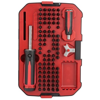 Real Avid Smart Drive 90, 90 Piece Gunsmithing Kit With Force Assist LED Bit Driver, Packaged In Carry Case AVSD90