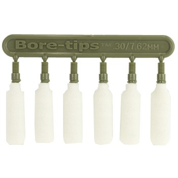 Swab-Its Bore-Tips Swab-its, Bore Cleaner, 30 Caliber Cleaning Swabs, 6 Pack 41-3001