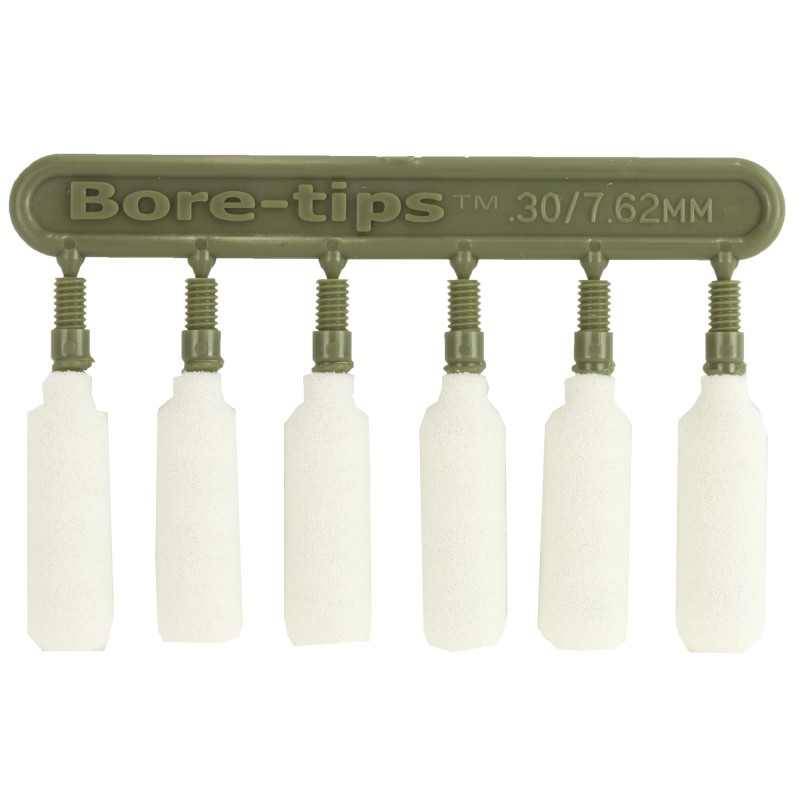 Swab-Its Bore-Tips Swab-its, Bore Cleaner, 30 Caliber Cleaning Swabs, 6 Pack 41-3001
