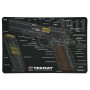 TekMat 1911 Pistol Mat, 3D Cut Away, 11