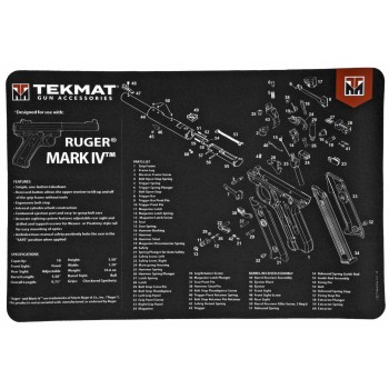 TekMat Ruger Mark IV Pistol Mat, 11