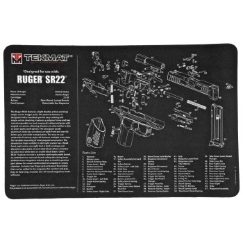 TekMat Ruger SR22 Pistol Mat, 11
