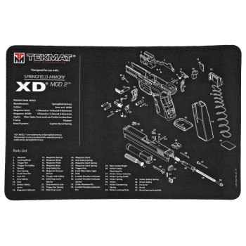 TekMat Springfield XD Mod 2 Pistol Mat, 11