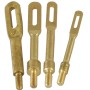 Tipton Solid Brass Slotted Tip Rifle/Handgun set of four