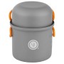 UST - Ultimate Survival Technologies Solo Cook Kit, Orange Handles, Hard Anodized Aluminum Construction, 5.2