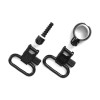 Uncle Mike's Quick Detachable Full Band Sling Swivels 1 inch Black