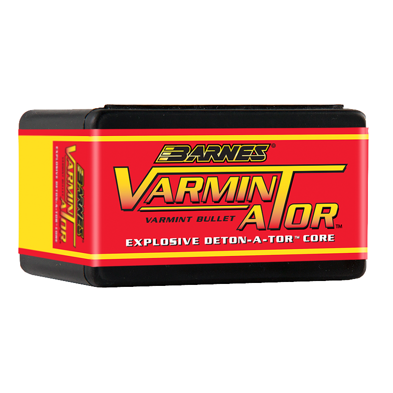Barnes VARMIN-A-TOR Bullets .20 Caliber .204 Diameter. 32 Grains Hollow Point Box of 100