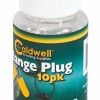 Caldwell Range Plugs with cord, 31 NRR, 10pk