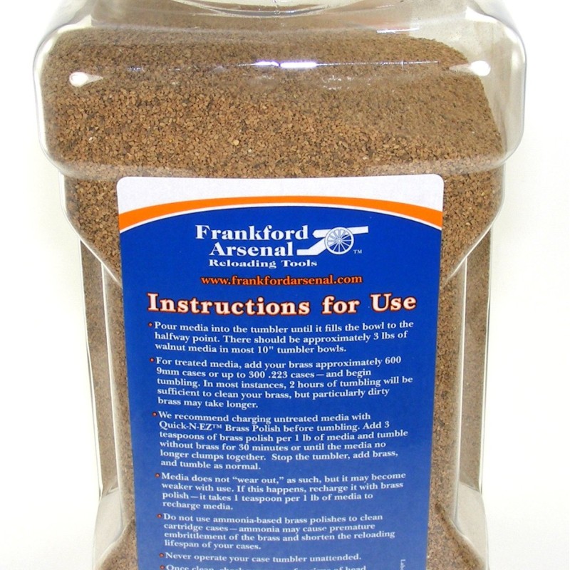 Frankford Arsenal Walnut Hull Tumbler Media 5 lbs