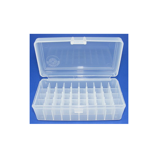 FS Reloading Plastic Ammo Box Large Pistol 50 Round Clear