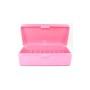 FS Reloading Plastic Ammo Box Large Pistol 50 Round Solid Pink 3 Pk