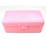 FS Reloading Plastic Ammo Box Medium Pistol 50 Round Solid Pink
