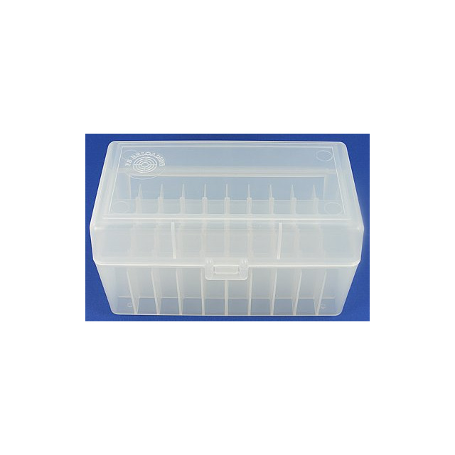 FS Reloading Plastic Ammo Box Large Rifle 50 Round Clear